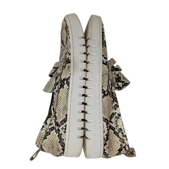 Vionic 8 Uptown Loafer Ivory Multi Snakeskin Career Casual Comfort Boating Women - Picture 5 of 10